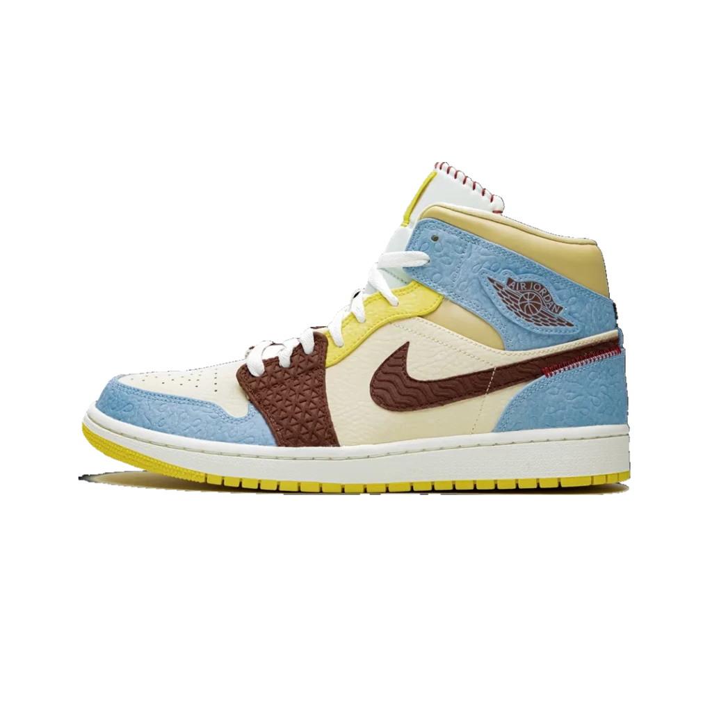 Air Jordan 1 Mid Fearless Maison Château Rouge